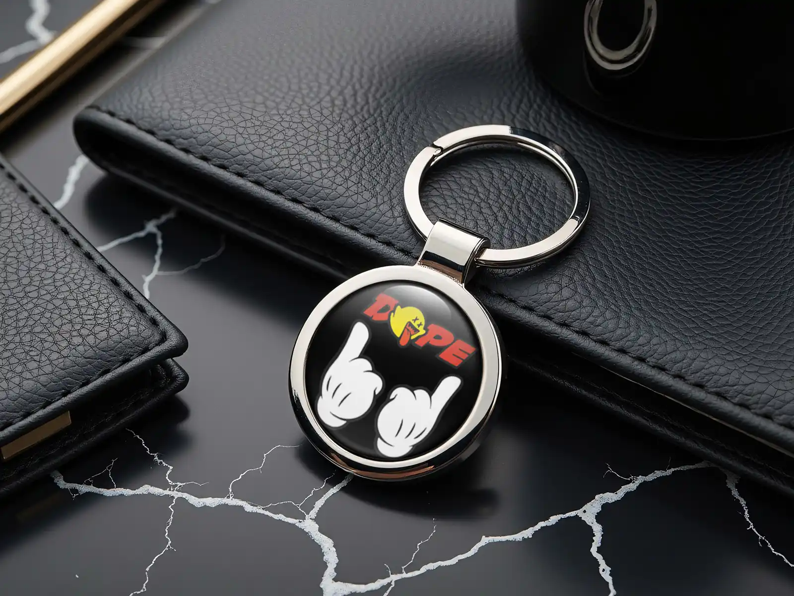 Motorcycle Keychain Metal Pro Racing Durable Metal